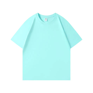 T-shirts personnalisés en coton épais, coupe oversize, vierges, 100 % coton, pour hommes - Product Image 1