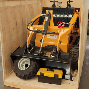 Mới CE EPA động cơ diesel skidsteer bánh xe nhỏ bánh xích <span class=keywords><strong>loader</strong></span> Trái Đất di chuyển máy móc Mini Skid chỉ đạo Bộ nạp - Product Image 2
