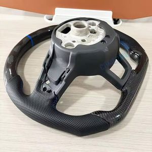 Volant en fibre de carbone forgé en gros pour Volkswagen MK7 MK7.5 GTI R GTD <span class=keywords><strong>GTE</strong></span> avec palettes de changement de vitesse - Product Image 3