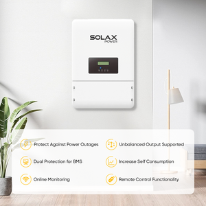 Sistema solar híbrido Sunpal <span class=keywords><strong>SolaX</strong></span> 3kW 5kW 8KW 10kW para uso residencial con protección BMS - Product Image 2