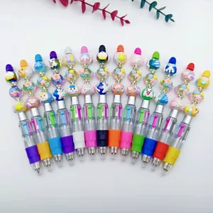 4 Trong 1 Màu Hạt Bút Nhiều Màu Beadable Bút DIY Làm Văn Phòng Trường Đảng Ủng hộ Dễ Thương Tự Làm Quà Tặng Số Lượng Lớn - Product Image 2