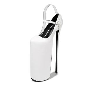 Zapatos de Otoño para Mujer con Plataforma Impermeable de 30 cm, Tacón Fino para Aumentar la Altura, Correa con Hebilla Sólida, Estilo Europeo - Product Image 6