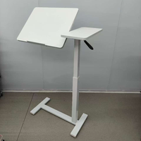 Table élévatrice Simple hydraulique réglable en hauteur ordinateur bureau réversible roues Portable mobile debout bureau