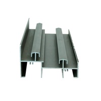 Profils en aluminium de la série 6000 pour portes coulissantes de placards et fenêtres, services d'anodisation/peinture en poudre, épaisseur personnalisable