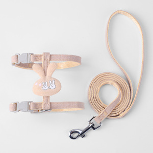 Mesh Dog Harness & Leash Set Breathable Anti‑Pull Adjustable Pet Vest For Outdoor Walking OEM ODM - Product Image 5
