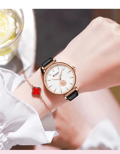 Curren Phụ Nữ Xem Thương Hiệu Hàng Đầu Thời Trang Nữ Không Thấm Nước Đồng Hồ Chính Hãng Vòng Đeo Tay Bằng Da Thời Trang Hoa Phụ Nữ Cô Gái Đồng Hồ Đeo Tay 9078 - Product Image 1