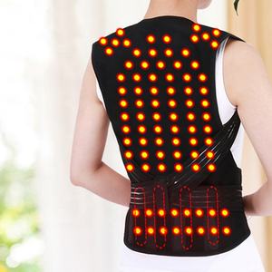 98 قطعة المغناطيس الخلفي الكتف قطني التورمالين الذاتي التدفئة دعم الظهر المغناطيسي العلاج حزام ذا حمالات مصحح الوضعية - Product Image 1