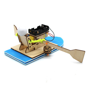 Modelo de bote de remos de madera para kit de experimentos científicos de educación STEM - Product Image 4