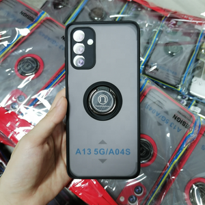 Étui de téléphone portable pour Samsung Galaxy A08 A18 A07 4G A17 5G A27 Housse A06 A16 A26 A36 avec support anneau et finition mate - Product Image 1