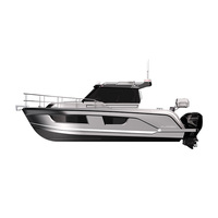 Bateau de pêche en aluminium de haute qualité à prix avantageux, neuf, 9m, moteur hors-bord essence 250HP