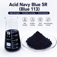 LIE CHEN Colorant Acide Bleu Acide 113 Poudre Bleue AGT Poudre Colorante pour Tissus Polyester Nylon Soie Vêtements CAS 3351-05-1