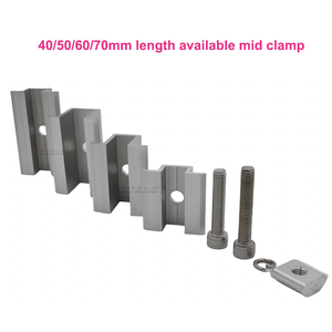 Collier de fixation central solaire en acier inoxydable GT-MC-U2 avec <span class=keywords><strong>crochet</strong></span> pour toiture en tôle, résistance au vent 10 kW, résistance à la <span class=keywords><strong>neige</strong></span> 1,4 kN/m² - Product Image 6