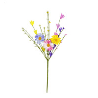 Fleurs artificielles décoratives faites à la main pour le printemps et l'été, bouquets de marguerites pour la maison, les fêtes et les mariages