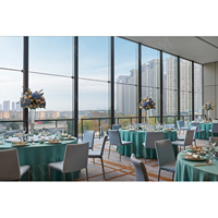 Meubles de projet hôtelier IDM, ensembles de tables de salle à manger de luxe, mobilier de restaurant, design complet