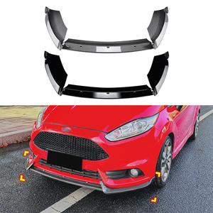 Vente Chaude en Gros : Lame de Pare-chocs Avant Noire en Fibre de Carbone ABS, Pièces de Kit Carrosserie pour <span class=keywords><strong>Ford</strong></span> <span class=keywords><strong>Fiesta</strong></span> MK6 <span class=keywords><strong>ST</strong></span> 2012-2017 - Product Image 2
