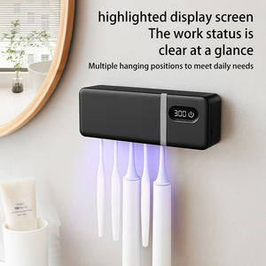 Soporte para Cepillos de Dientes Recargable de Pared con Función de Secado por Aire, Caja Esterilizadora UV para Baño, Hogar y Hotel - Product Image 3