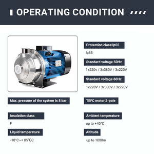 CNP <span class=keywords><strong>MS</strong></span> Series 0 37Kw hút trục và xả triệt để ngang Bơm ly tâm một tầng cho hệ thống tuần hoàn nước - Product Image 2