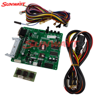 SUNWAYT Carte PCB multi-jeux 61-en-1 avec sortie VGA, machine de jeu d'arcade verte pour un seul joueur