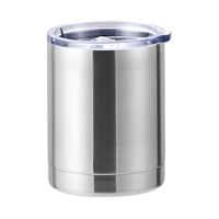 Gobelet isotherme en acier inoxydable 304 de 10 oz, tasse de voiture pour eau, thé, café