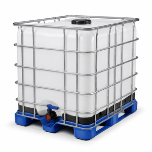 Réservoir de stockage portable IBC de 1 000 L en acier inoxydable SS304 avec cadre en acier inoxydable pour le transport de liquides et de produits chimiques de qualité alimentaire - Product Image 2