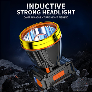 Wholesale Strong Light LED <strong>Headlamp</strong> Rechargeable Spotlight Head Lamp <strong>High</strong> <strong>Power</strong> Waterproof New Night Fishing Camping <strong>Headlamp</strong> - Product Image 2
