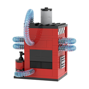 MOC1660 Colonnina di Ricarica con Vulnerabilità di Sicurezza, 135 Pezzi, Mattoncini <span class=keywords><strong>FNAF</strong></span>, <span class=keywords><strong>Gioco</strong></span> DIY, Modello Educativo da Costruire, Blocchi per Bambini - Product Image 6