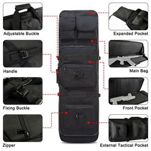 Mochila Táctica Versátil Impermeable de 31/37/45 Pulgadas para M416, Bolsa de Transporte para Entrenamiento de Combate CS, Caza, Paintball, Deportes al Aire Libre - Product Image 5