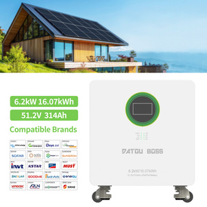 DATOUBOSS 6,2 kW onduleur solaire hybride à onde sinusoïdale <span class=keywords><strong>pure</strong></span> 16Kwh batterie Lifepo4 tout-en-un système de stockage d'énergie solaire pour la maison - Product Image 4