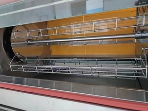 Equipo de Cocina de Acero Inoxidable de Calidad, Asador Vertical a Gas para Pollos con <span class=keywords><strong>Horno</strong></span> Rotatorio de 6 Niveles - Product Image 6