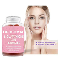 Gummies VitaSpring Liposomal L-glutathion Éclaircissant pour la Peau Vitamine C Collagène OEM Végétalien Biotine
