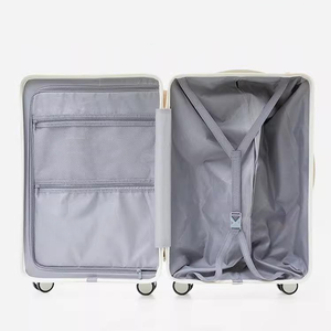 <span class=keywords><strong>Valise</strong></span> de voyage d'affaires longue distance 20'' Bagage cabine avec <span class=keywords><strong>porte</strong></span>-gobelet Port de charge USB Ouverture frontale <span class=keywords><strong>Valise</strong></span> à roulettes - Product Image 3