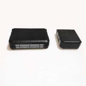 กล่องยาพกพาคุณภาพสูง PP สำหรับ 7 วัน AM & PM 14 ช่องพร้อมฝาปิดแบบแน่นสีดำ - Product Image 3