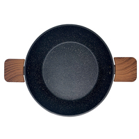 Ensemble d'Ustensiles de Cuisson Antiadhésifs en Pierre Maifan, Marmite à Soupe en Fonte, Batterie de Cuisine Antiadhésive en Aluminium, Casserole avec Couvercles