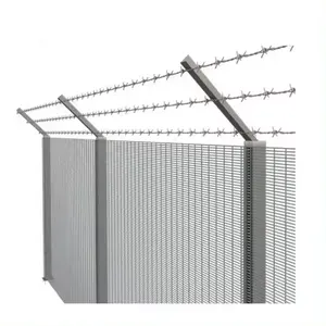 South Africa Anti-Climb Fence Panels Welded Wire Mesh Fencing 358 High Security Mental Fence