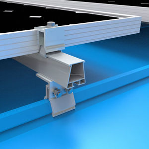 Supports solaires de système de montage de toit en métal d'installation de haute rigidité sans pénétration Klip-lok - Product Image 1