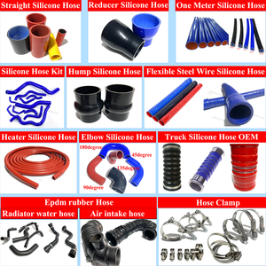 Universal 45 180 90 grados codo manguera de goma de silicona coche Intercooler Turbo tubo de admisión de aire acoplador - Product Image 6