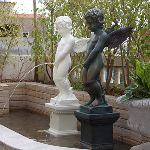 Nổi tiếng ngoài trời trang trí nội thất bằng đồng manneken <span class=keywords><strong>Pis</strong></span> tượng đồng đi tiểu con đài phun nước để bán - Product Image 4