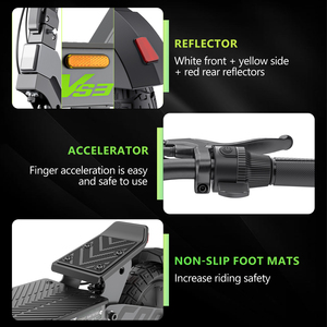 Monopattino Elettrico VIPCOO VS3 per Adulti Trotinette Electrique Scooter Elettrico Magazzino UK <span class=keywords><strong>Scooty</strong></span> Elettronico - Product Image 3
