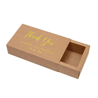 Boîte en papier personnalisée d'usine, boîte à tiroir de luxe pour chocolats et bonbons, boîte cadeau dorée pour mariage et fête, emballage de produit avec logo