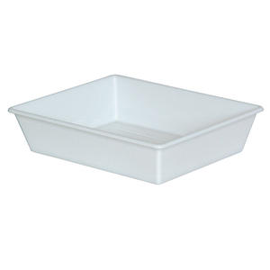 60 litres Capacité Lxlxh 840x645x155mm Couleur blanche Plastique PP Baignoire Petits organisateurs Plateaux de rangement - Product Image 1