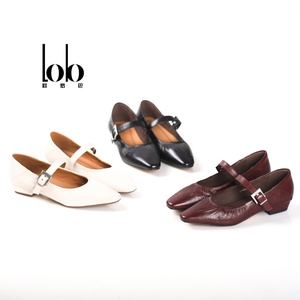 Chaussures plates ballerines en cuir véritable pour femmes printemps 2026, Mary Jane, design doux et confortable pour le printemps, l'été et l'automne - Product Image 4