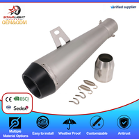 Pot d'échappement universel XGS pour moto, dirt bike, moto de route, tout-terrain, VTT