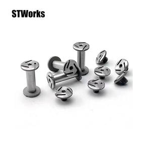 Mango de cuchillo personalizado tornillos de oro rosa Tornillos de alta calidad M3 M5 arcoíris <span class=keywords><strong>Chicago</strong></span> - Product Image 2