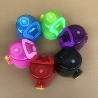 Bouteille d'eau de 700 ml avec infuseur à fruits et citron en plastique et couvercle à ouverture rapide