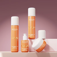 Emballage cosmétique élégant de qualité supérieure, flacon pompe pour lotion, sérum, essence 40 ml 100 ml, pot de crème pour le visage 50 g, étiquette personnalisée, ensemble de soins de la peau