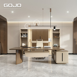 Hiện Đại Sang Trọng Gojo GZ-WPN Giám đốc Điều Hành L-Hình Bàn Modular Thiết Kế Thân Thiện Với Môi Chống Nước Thương Mại Nội Thất Văn Phòng - Product Image 2