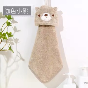 ผ้าเช็ดมือแบบใช้แล้วทิ้งผ้าขนแกะสีแสดเป็นมิตรกับสิ่งแวดล้อมดีไซน์รูปแพนด้าน่ารักใช้ในห้องครัว - Product Image 3