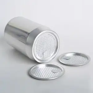 FRD wadah minuman kecil logam daur ulang, aluminium Tin mudah tutup terbuka