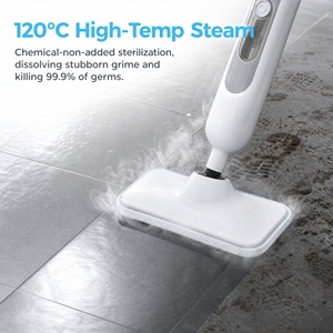 Nettoyeur vapeur PJJ071, 120 ° Nettoyeur vapeur haute température C, 2-en-1, portable et pour sols, pour le nettoyage de la maison, de la cuisine et de la salle de bain - Product Image 3