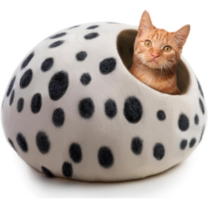 High Quality Luxury Wool Hand Wash <strong>cat</strong> Beds <strong>Cave</strong> Wholesaler for Indoor <strong>Cats</strong> - Product Image 3